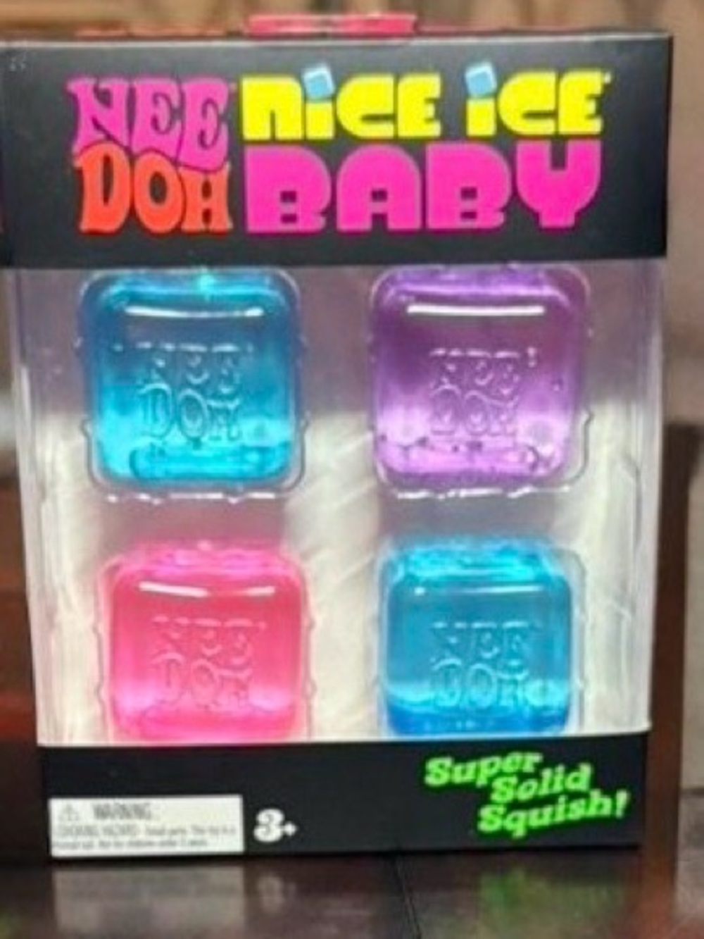 Nice Ice Baby NeeDoh Squish Toy -  box of 4 minis - Schylling brand - ships ASAP